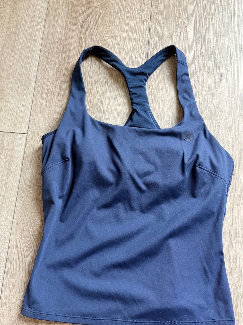 lululemon athletica Navy Blue Racerback Tank Top